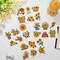 24 Pcs Diamond Art Stickers for Kids Sunflower Diamond Painting Stickers 5D DIY Gem Painting Kit Paint by Numbers Diamonds Spring Mosaic Back to School Gift for Boy Girl